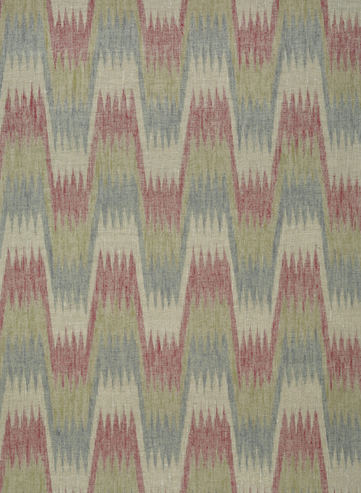 Thibaut Tapete Stockholm Chevron - Red and Grey