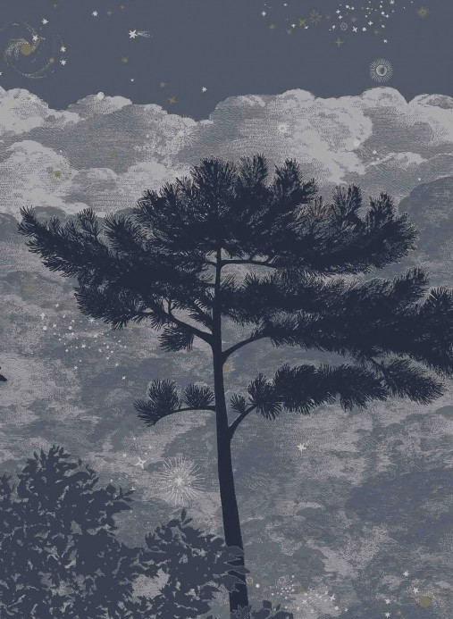 Isidore Leroy Papier peint panoramique Eclipse Clair Obscur - Panel A