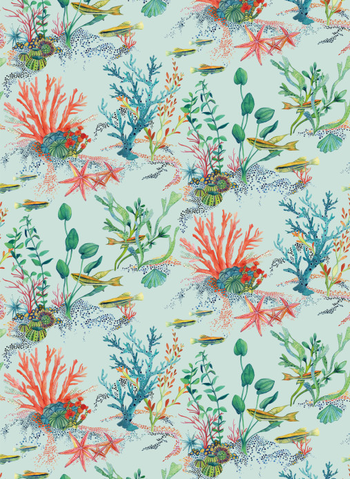 Osborne & Little Wallpaper Coralline - Aqua