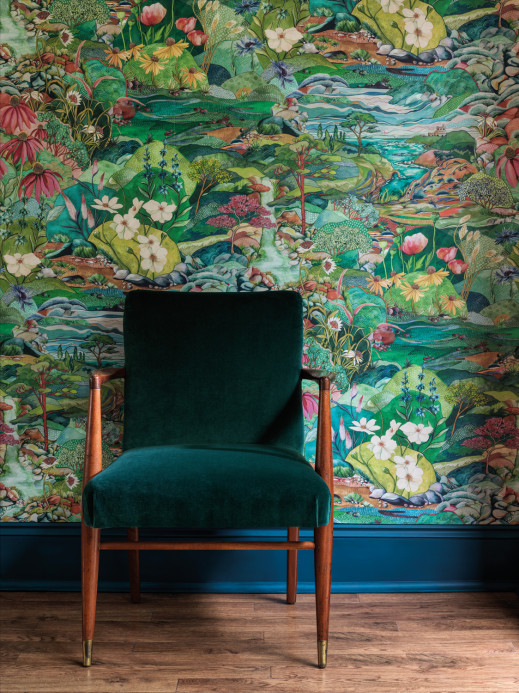 Osborne & Little Wallpaper Trebah - Emerald