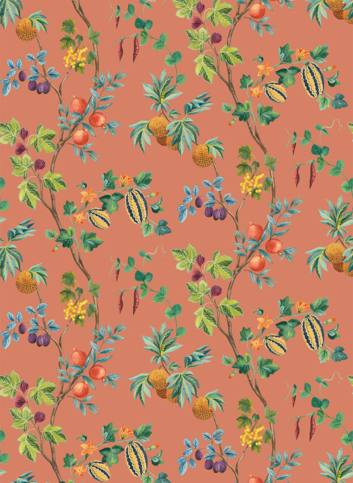 Osborne & Little Wallpaper Orchard - Terracotta