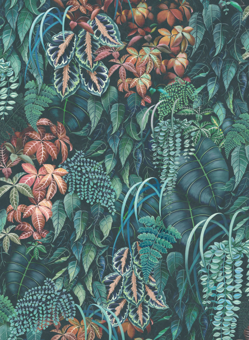 Osborne & Little Tapete Green Wall - Peacock