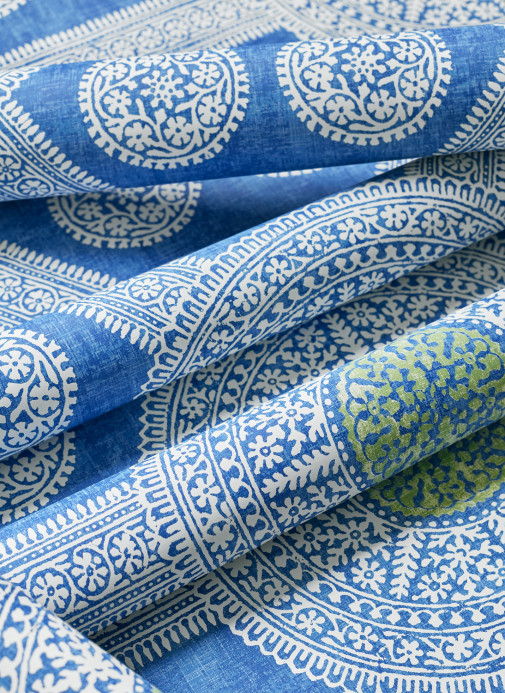 Thibaut Tapete Stonington - Blue and Green