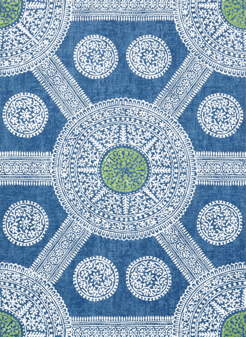 Thibaut Tapete Stonington - Blue and Green