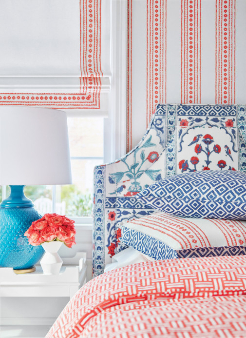 Thibaut Carta da parati New Haven Stripe