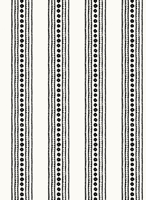 Thibaut Papier peint New Haven Stripe - Black
