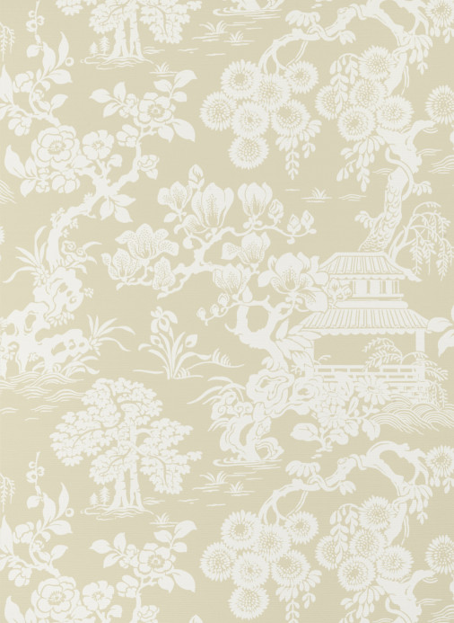 Thibaut Wallpaper Japanese Garden - Beige