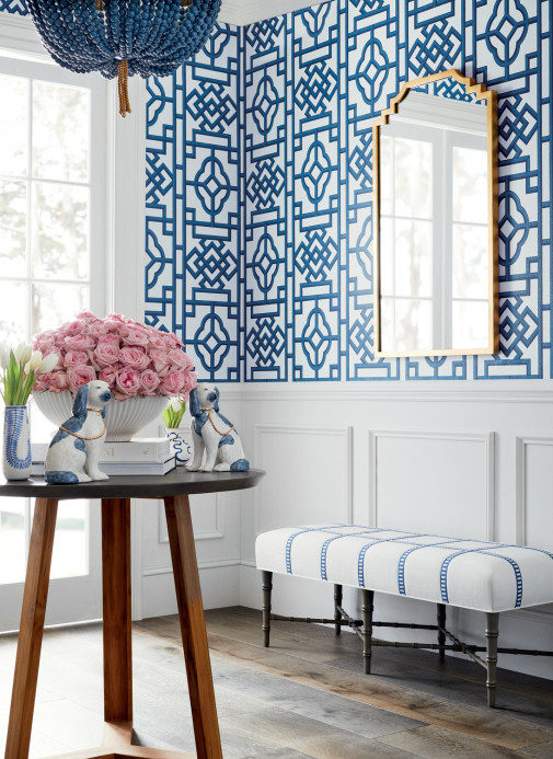 Thibaut Wallpaper Gateway - Navy