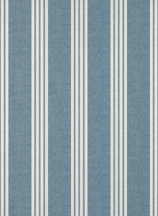 Thibaut Wallpaper Canvas Stripe - Navy