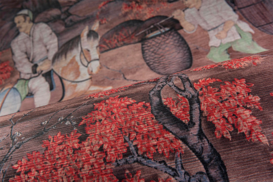 Arte International Tapete Toile de Tibet - Rust
