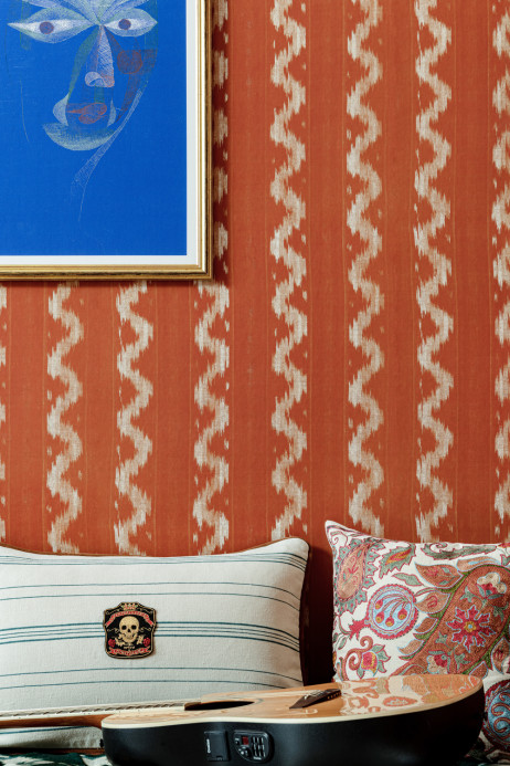 Mindthegap Wallpaper Vintage Ikat
