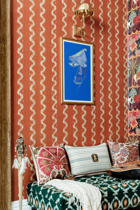 Mindthegap Wallpaper Vintage Ikat