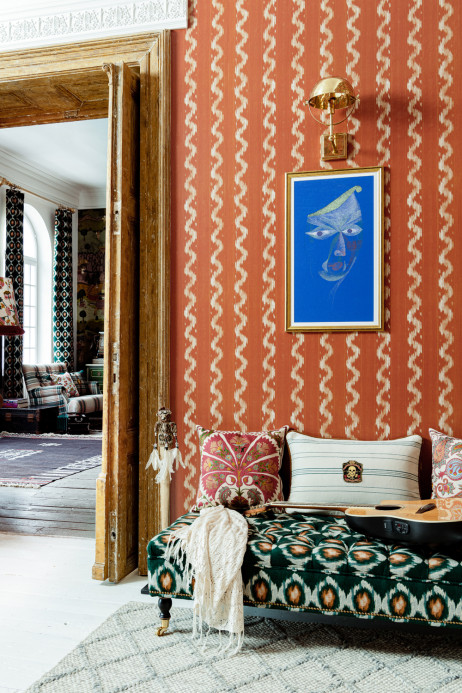 Mindthegap Wallpaper Vintage Ikat