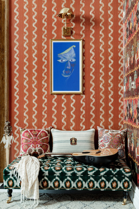 Mindthegap Wallpaper Vintage Ikat
