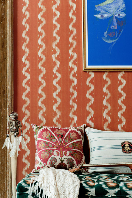 Mindthegap Wallpaper Vintage Ikat