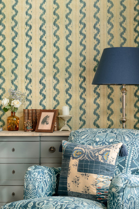 Mindthegap Wallpaper Vintage Ikat