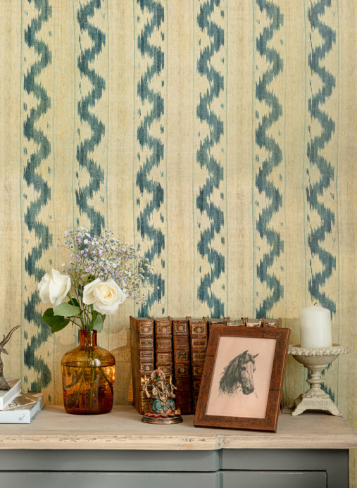 Mindthegap Wallpaper Vintage Ikat