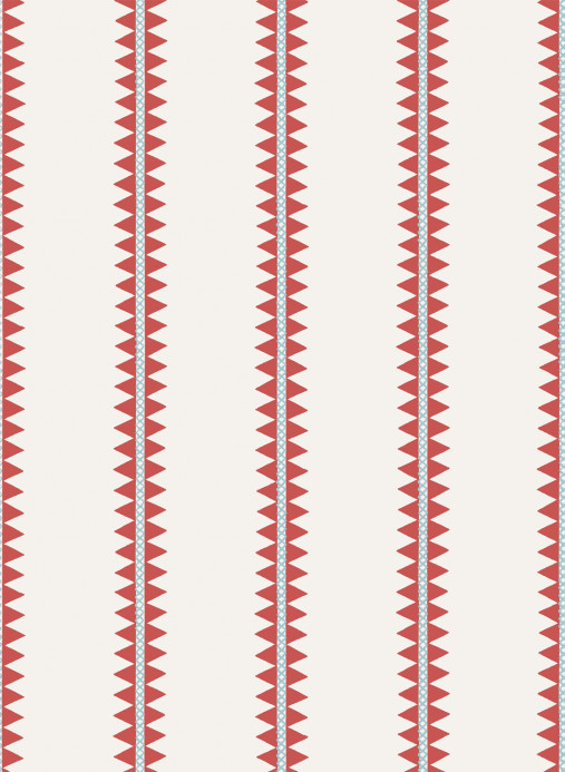 Thibaut Wallpaper Reno Stripe - Coral