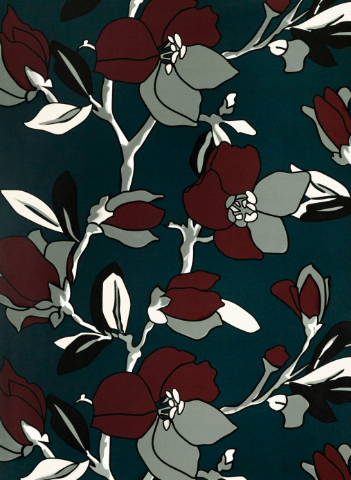 Lelievre Wallpaper Ayame - Anthracite
