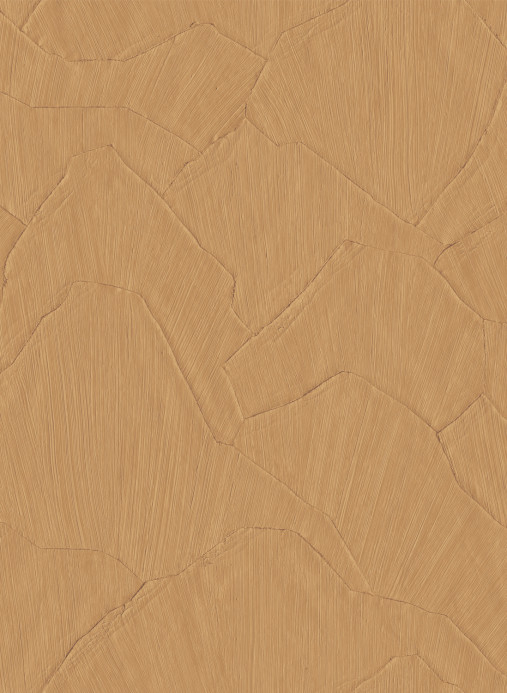 Arte International Papier peint Shards - Orange/ Gold