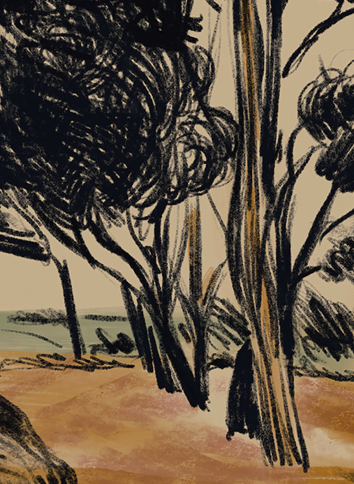 Elitis Wandbild Hors Saison - Panel 1