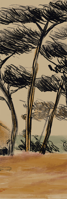 Élitis Carta da parati panoramica Hors Saison - Panel 3