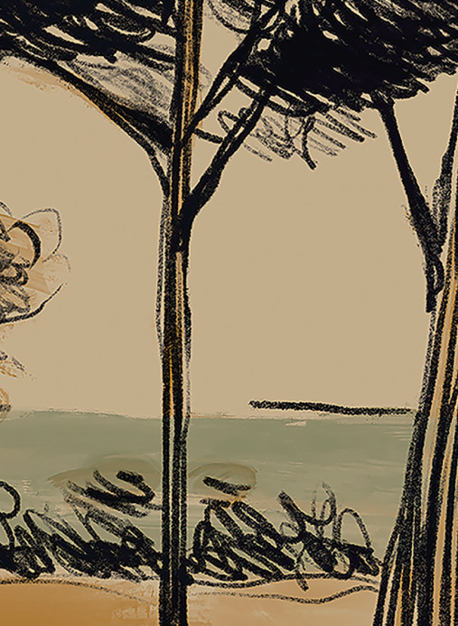 Elitis Wandbild Hors Saison - Panel 5