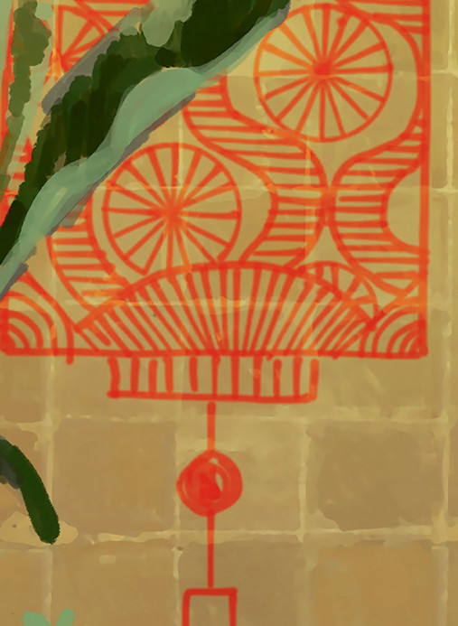 Elitis Wandbild Un Conte Fantastique - Panel 10