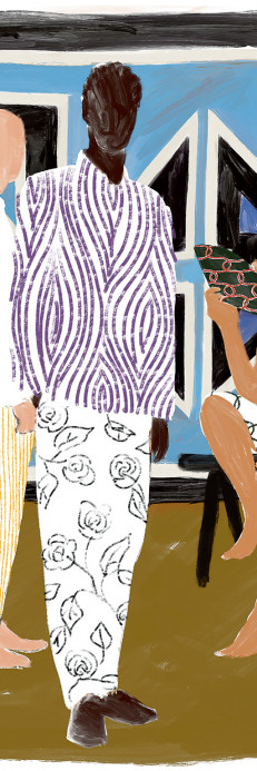 Elitis Wandbild Ndebele - Panel 2