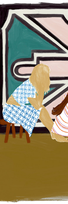 Élitis Papier peint panoramique Ndebele - Panel 8