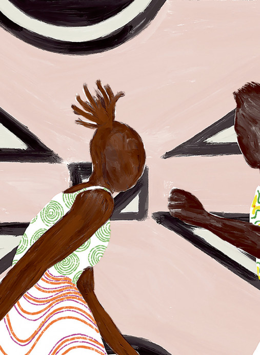 Elitis Wandbild Ndebele - Panel 9