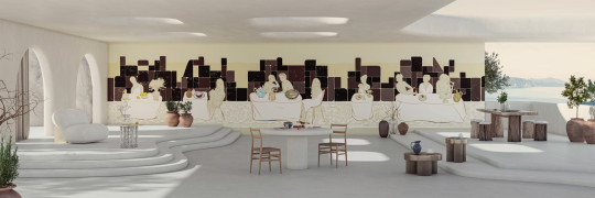 Élitis Papier peint panoramique Le Dejeuner