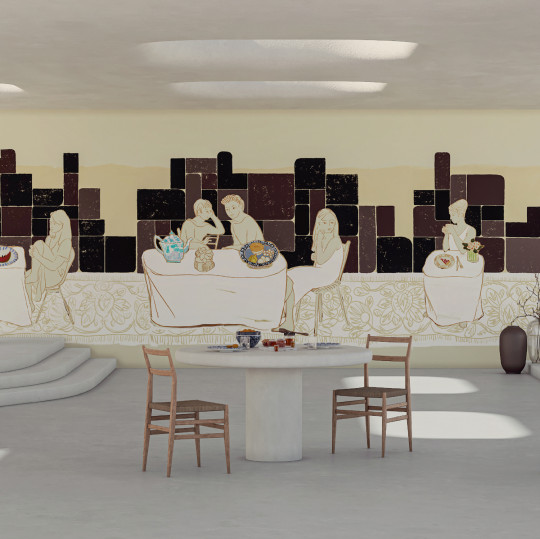 Élitis Papier peint panoramique Le Dejeuner