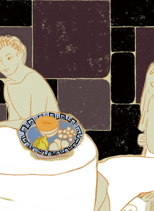 Elitis Wandbild Le Dejeuner - Panel 6