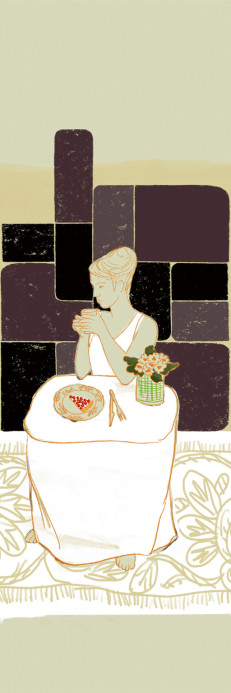 Elitis Wandbild Le Dejeuner - Panel 8
