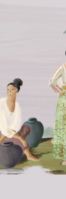 Elitis Wandbild Un Beau Dimanche - Panel 10