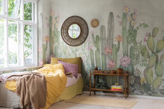 Rebel Walls Papier peint panoramique Playful Cactus - Summer
