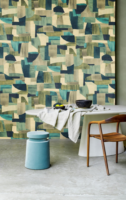 Essentials Wallpaper Urban - Turquoise
