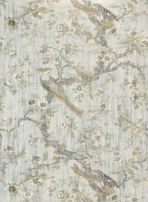 Zoffany Carta da parati Chintz Lustre - Quartz Grey