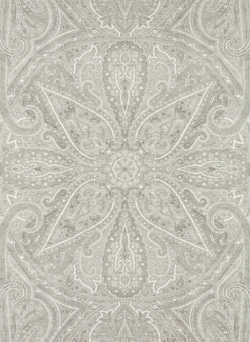 Zoffany Wallpaper Grand Paisley - Silver