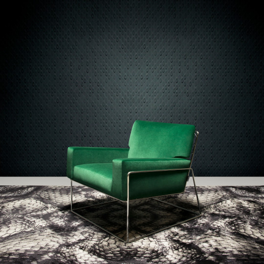 Moooi for Arte Tapete Flying Coral Fish - Silver Grey