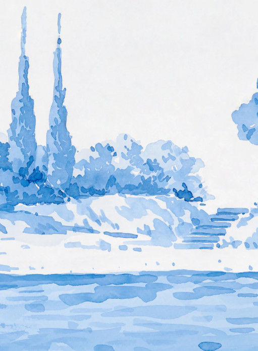 Isidore Leroy Papier peint panoramique Rivage Original - Panel 1