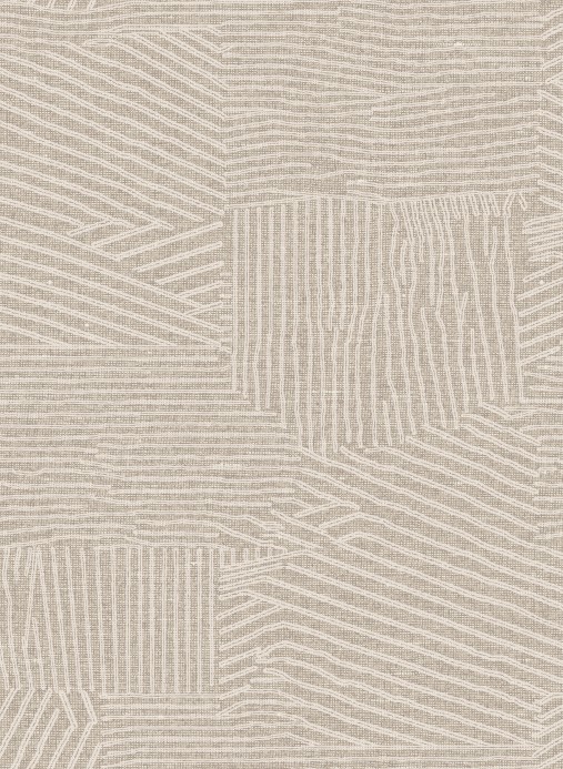 Essentials Wallpaper Furrow Braun/ Beige