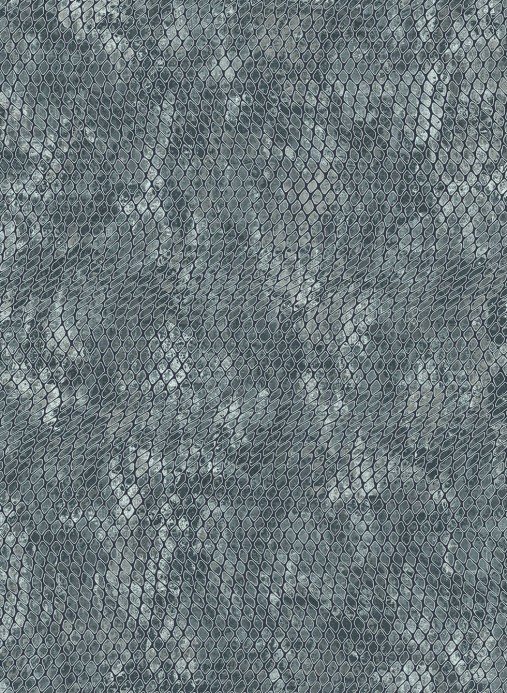Schlangenhaut Tapete Skin 7 von Eijffinger - Blau/ Grau