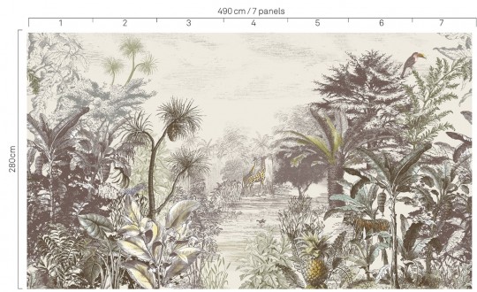 Eijffinger Papier peint panoramique Into the Wild - Natural