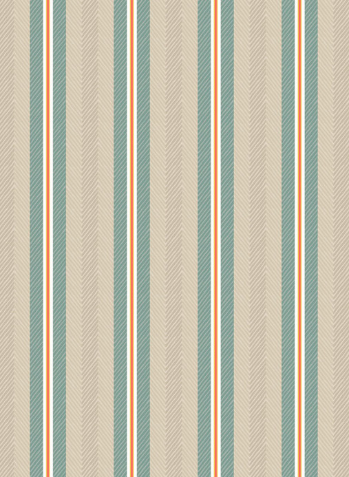 Eijffinger Wallpaper Blurred Lines Braun/ Blau