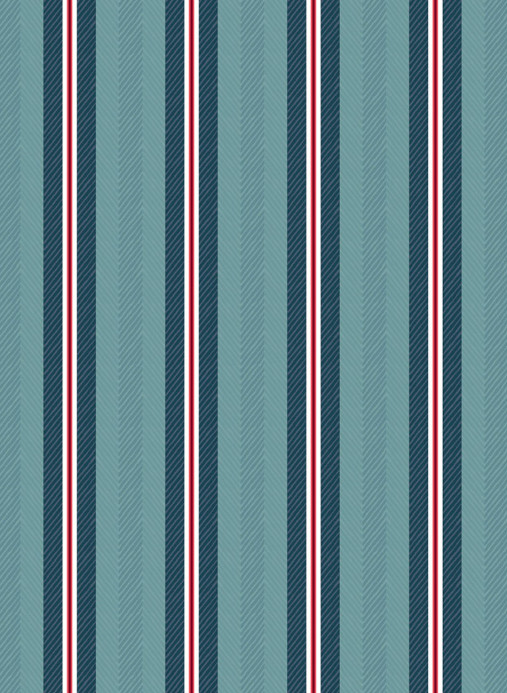 Streifentapete Blurred Lines von Eijffinger - Blau/ Weiß