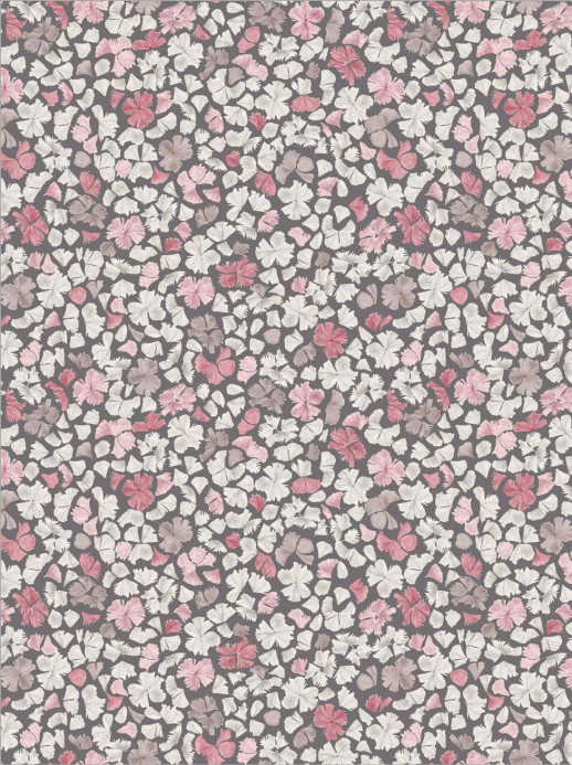 Paint & Paper Library Wallpaper Feather Flora Rhubarb