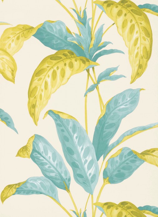 Florale Tapete Tropicane von Paint & Paper - Scallion
