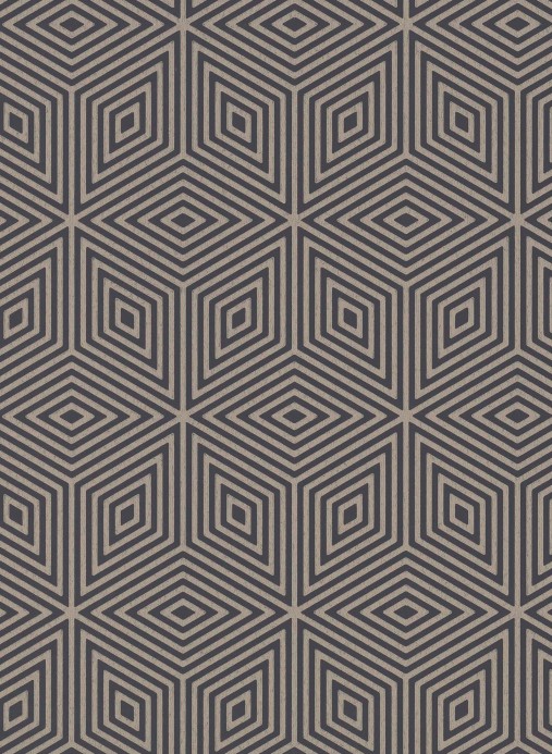 Tapete Marquetry Tile von Paint & Paper Library - Kohl
